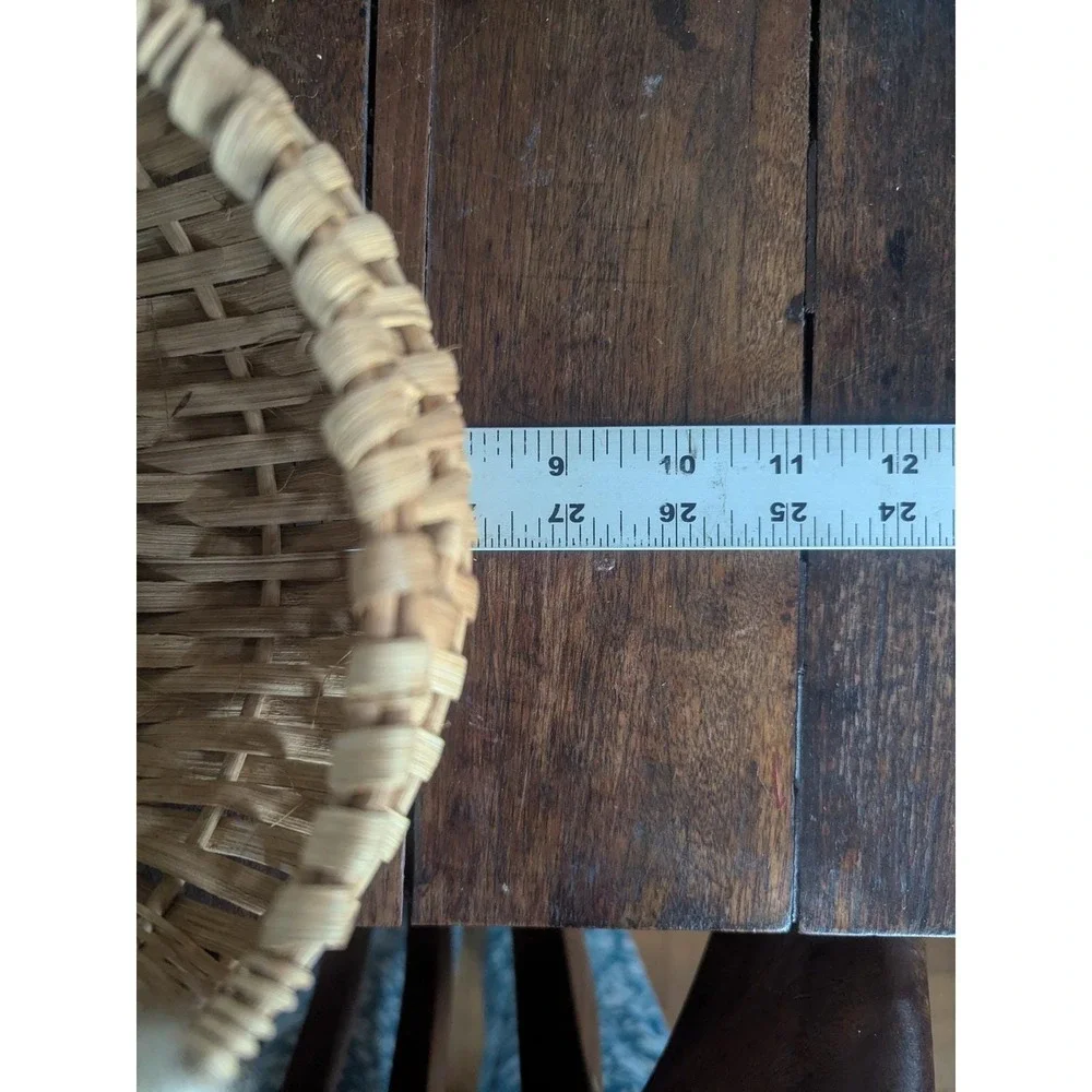 Handmade Appalachian‎ Ribbed Melon Basket | Countrycore Rustic Artisan Utility
